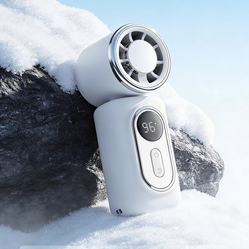 ❄️ Hordozható rögzíthető hűtőventilátor – Erős légáramlat, csendes működés!🌬️