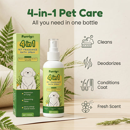 😩 Kutyád utálja a fürdetést, gyors frissítésre van szüksége séták után? 🐾 -Kutyafürdő-spray