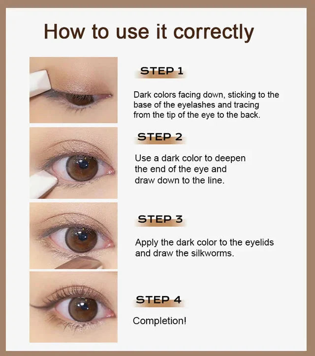 🔥1+1 ZADARMO💄 Očné tiene bez rozmazania – žiarivý look teraz! 😍
