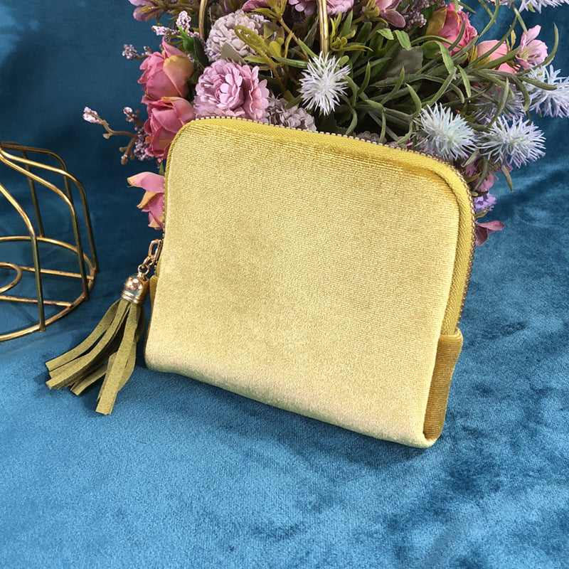 Ékszeres cipzáras tok, utazó ékszeres táska, hordozható tároló
