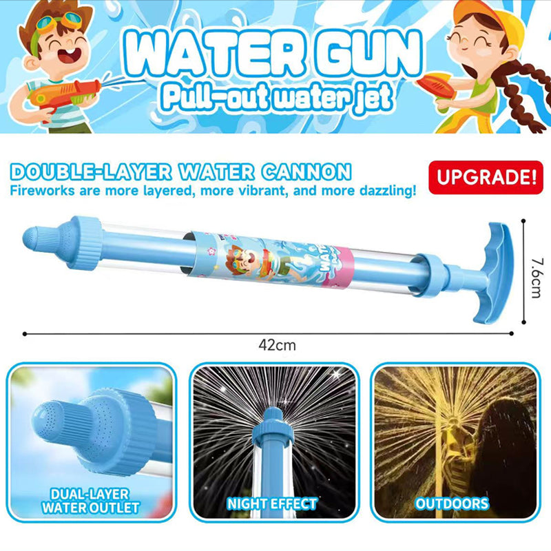 💦 Nyári unalom és hőség ellen ez a legjobb fegyver a gyerekek kezében! Világos szivárványos LED-es vízipisztoly