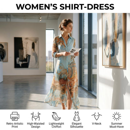 🥰 Elegáns, nőies hosszú ruhát keresel különleges alkalmakra? 👗 Elegáns, retro mintás női maxi ruha
