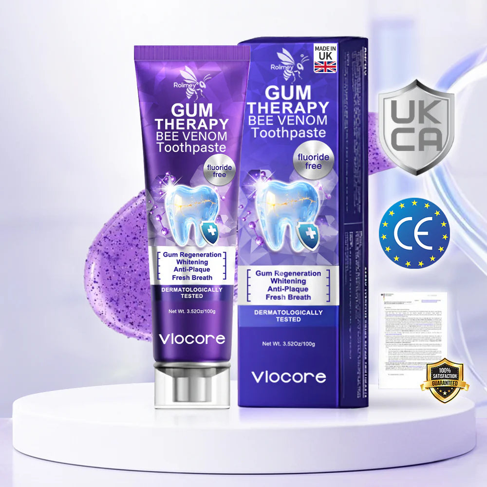 🔥1+1 ZADARMO🔥🌟Zubná pasta Rolimey® VioCore s včelím jedom