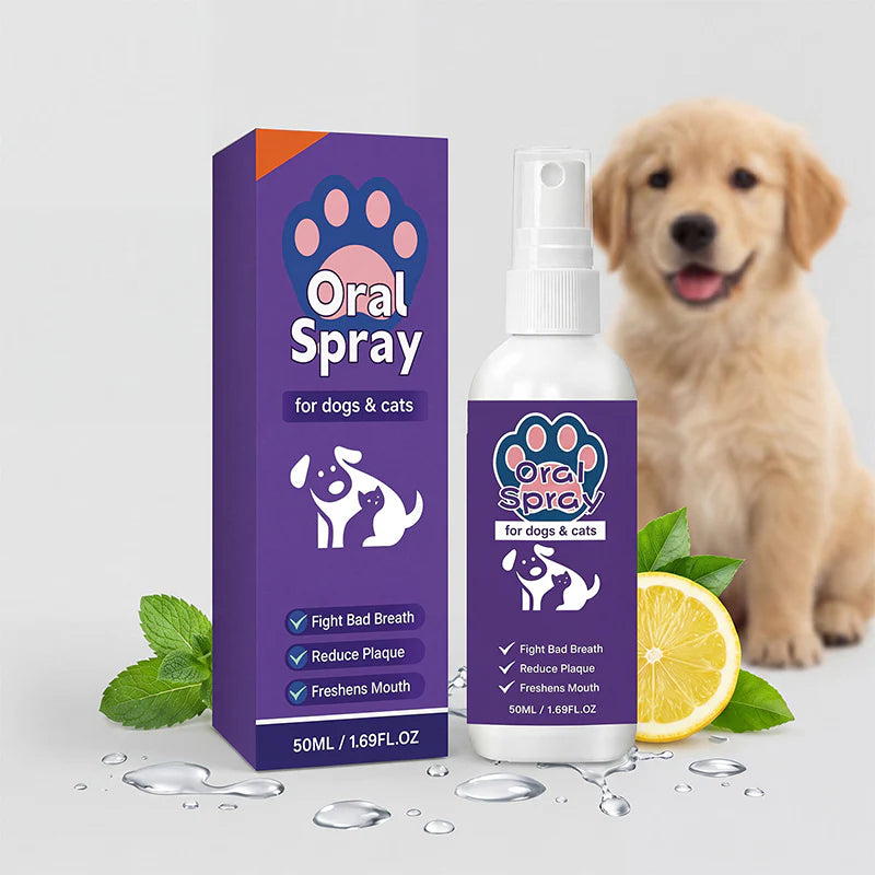 🎁1+1 INGYEN (2 db)✨Szájspray friss leheletért kutyáknak és macskáknak
