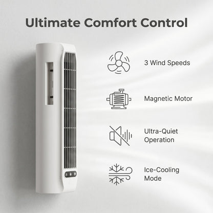 🥵 Otthonodban meleg van és nem szereted a zajos hagyományos ventilátorokat? 🪭 Asztali, lapát nélküli cirkulációs ventilátor