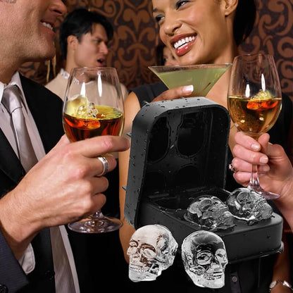 Ez tényleg egy vad és menő kiegészítő a bulikhoz!💀🧊 Csináld magad! Szilikon koponya jégkockaforma✨