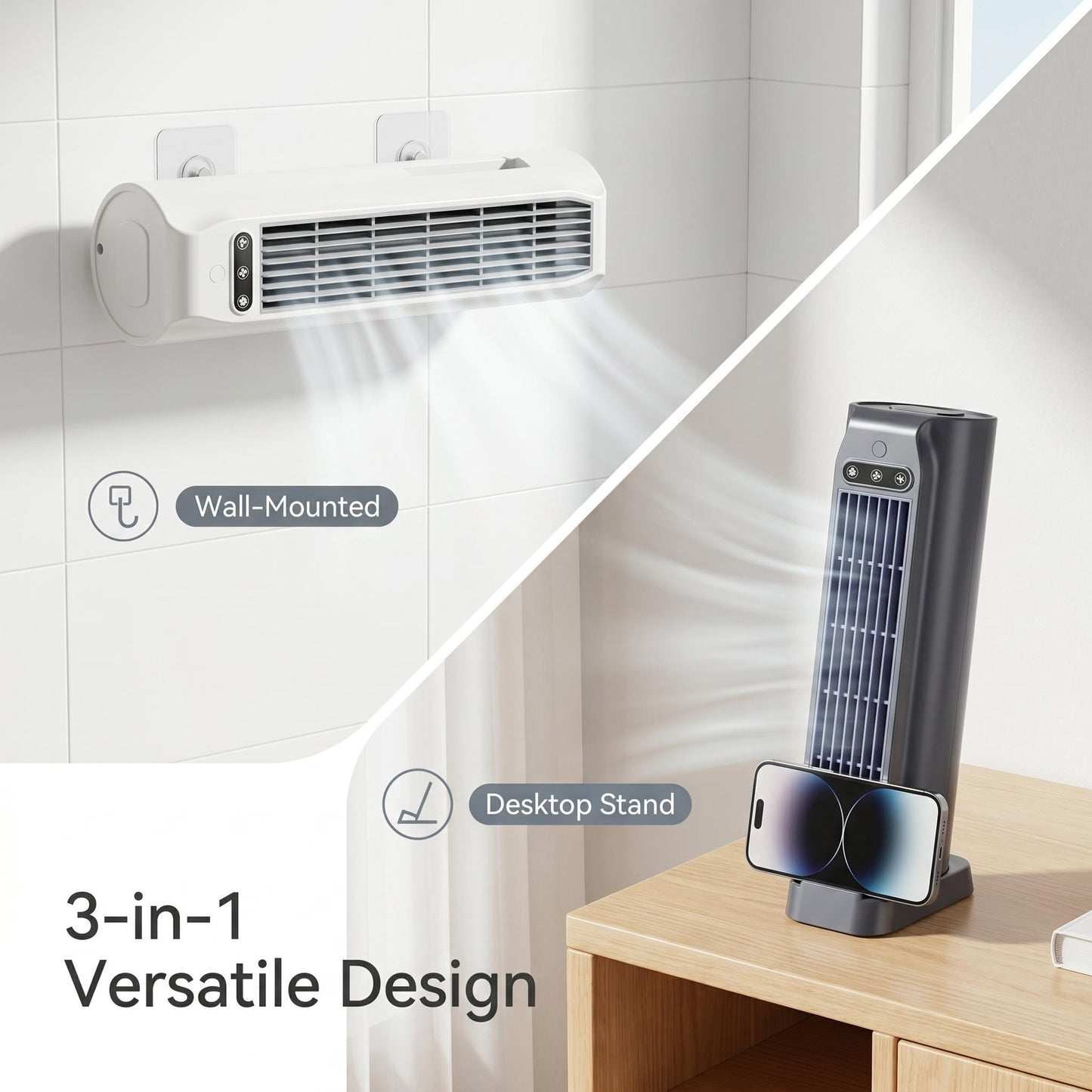 🥵 Otthonodban meleg van és nem szereted a zajos hagyományos ventilátorokat? 🪭 Asztali, lapát nélküli cirkulációs ventilátor