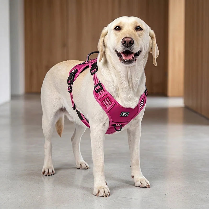 🐕 Masszív, Testre Szabható Kutyamellény – Extra Póráz Ajándékba!