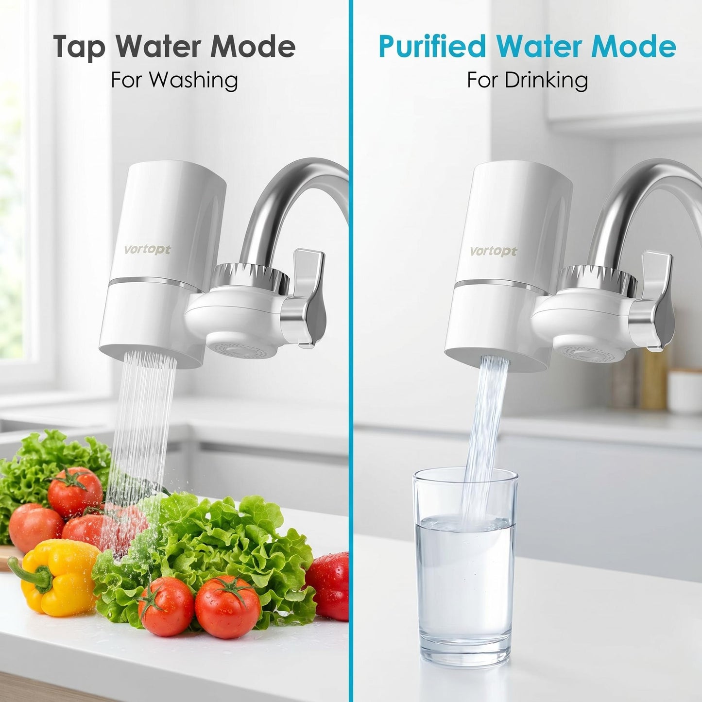 😩 Zavar a csapvízben lévő szennyeződés és kellemetlen íz? 💧5 fokozatú szűrőrendszerű csapvízszűrő közvetlen fogyasztásra
