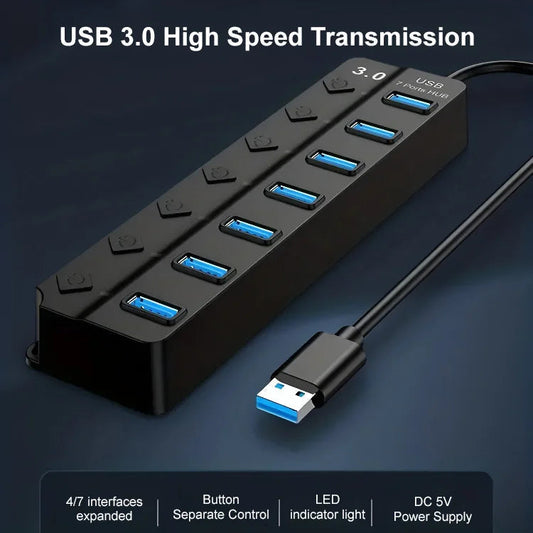 Független kapcsolós USB-elosztó