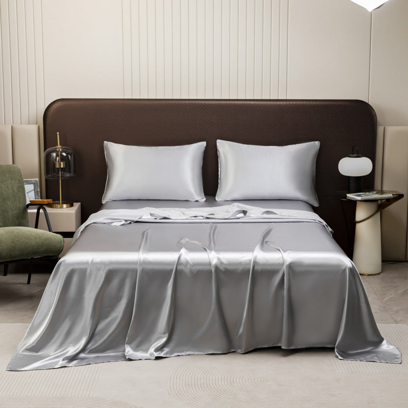 🛏️ Elegáns és puha kényelem a hálószobában! Egyszínű szatén ágynemű