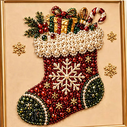 🎄🎅 Karácsonyi festőkészlet gyöngyökkel és strasszokkal, kézműves foglalkozás gyerekeknek és felnőtteknek