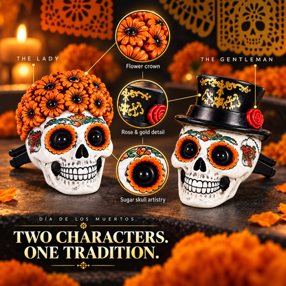 （Zľava na Dušičky🎁1+1 ZADARMO❤️）Aromaterapia s klipom na vetrací otvor auta Día de los Muertos | Sprevádzanie duší domov teplom a vôňou