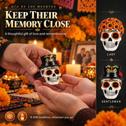 （Zľava na Dušičky🎁1+1 ZADARMO❤️）Aromaterapia s klipom na vetrací otvor auta Día de los Muertos | Sprevádzanie duší domov teplom a vôňou