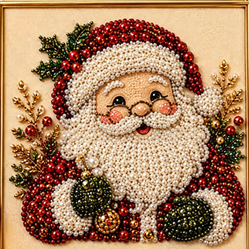 🎄🎅 Karácsonyi festőkészlet gyöngyökkel és strasszokkal, kézműves foglalkozás gyerekeknek és felnőtteknek