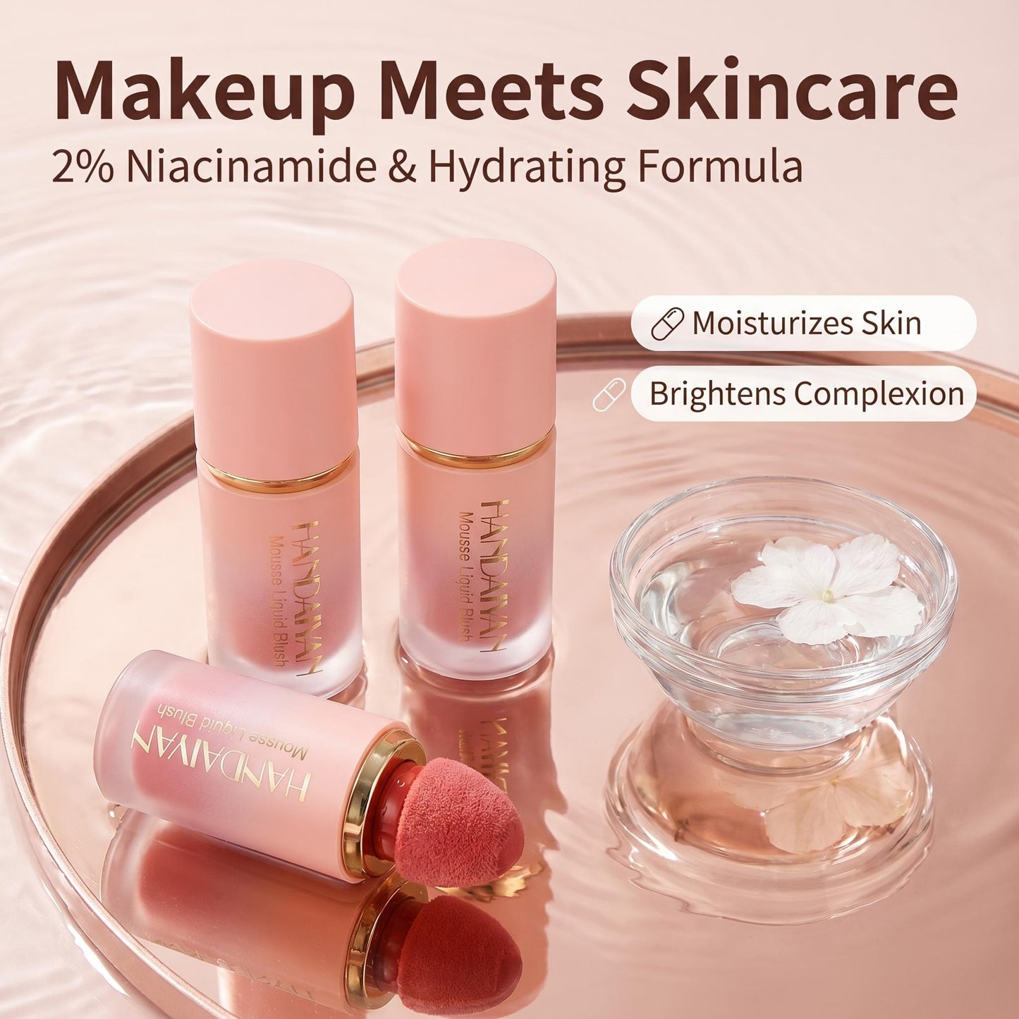 ✨Unod a lapos, élettelen arcbőrt? 💄 HANDALYAN habfolyó pirosító