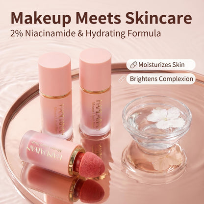 ✨Unod a lapos, élettelen arcbőrt? 💄 HANDALYAN habfolyó pirosító