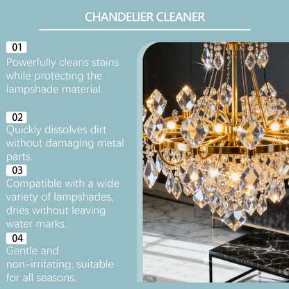 ✨ Csillár tisztító‑ és ápoló spray-Még mindig nem tudod mit tenni, ha a magas csillár tele van porral és nehezen elérhető? Ez a spray pont neked való!