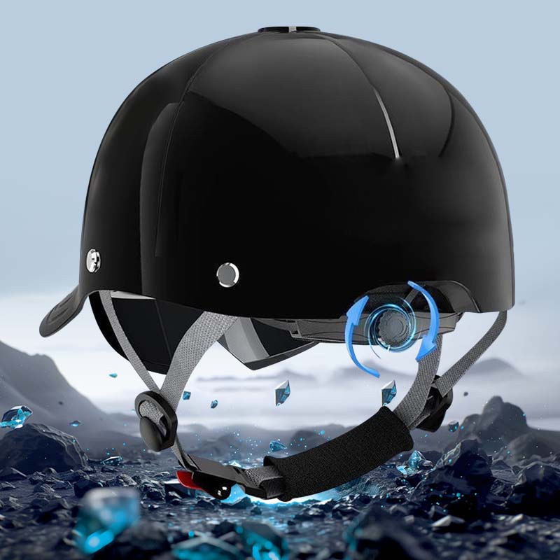 🏍️ Szeretnél stílusosan motorozni anélkül, hogy nagy sisak elrontaná a szetted? 🔥 Unisex Baseboll Sapka Stílusú Motorkerékpár Sisak 🏍️🧢