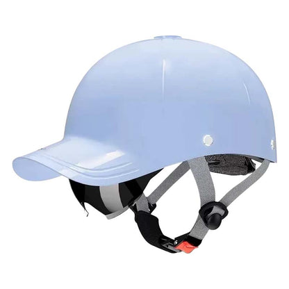 🏍️ Szeretnél stílusosan motorozni anélkül, hogy nagy sisak elrontaná a szetted? 🔥 Unisex Baseboll Sapka Stílusú Motorkerékpár Sisak 🏍️🧢