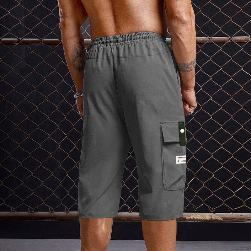 👖 Férfi capri cargo nadrág húzózsinórossal – Alkalmi, multifunkciós, kényelmes