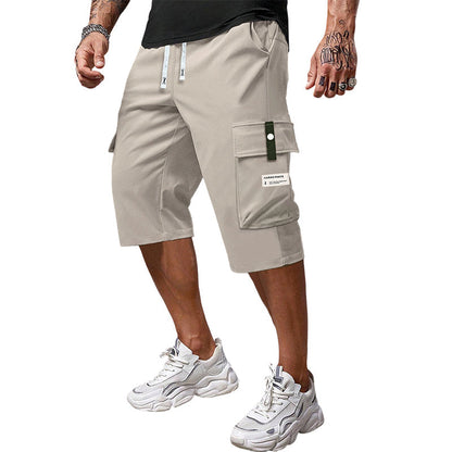 👖 Férfi capri cargo nadrág húzózsinórossal – Alkalmi, multifunkciós, kényelmes