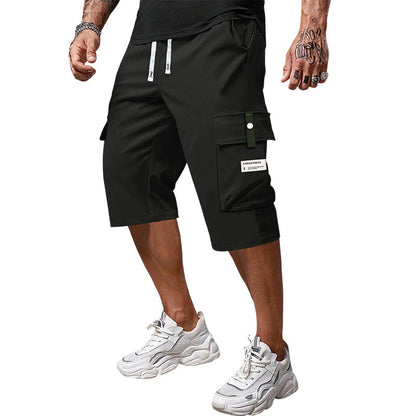 👖 Férfi capri cargo nadrág húzózsinórossal – Alkalmi, multifunkciós, kényelmes