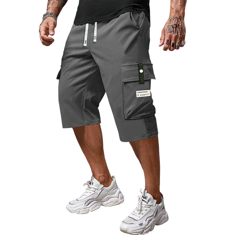 👖 Férfi capri cargo nadrág húzózsinórossal – Alkalmi, multifunkciós, kényelmes