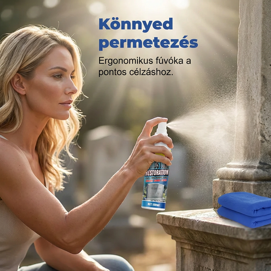 🪨 Ne küszködj többé a köves felületek makacs szennyeződéseivel! 🏛️ Sírtisztító spray – gyors hatású | Gránithoz, márványhoz, kék kőhöz, természetes kőhöz – utánvéttel 🌿