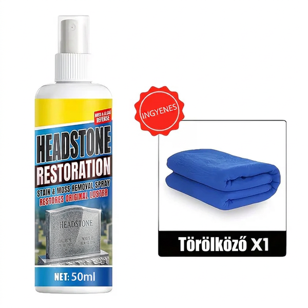 🪨 Ne küszködj többé a köves felületek makacs szennyeződéseivel! 🏛️ Sírtisztító spray – gyors hatású | Gránithoz, márványhoz, kék kőhöz, természetes kőhöz – utánvéttel 🌿