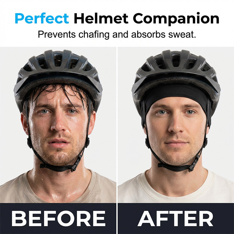 🧢🏍️ Uniszex légáteresztő koponyasapka állítható zsinórokkal 💪