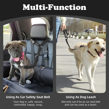 Félsz, hogy kutyád autóban vagy sétálás közben elszabadul? 🐶🚗 🐾 Kétfunkciós kutyás biztonsági öv és póráz