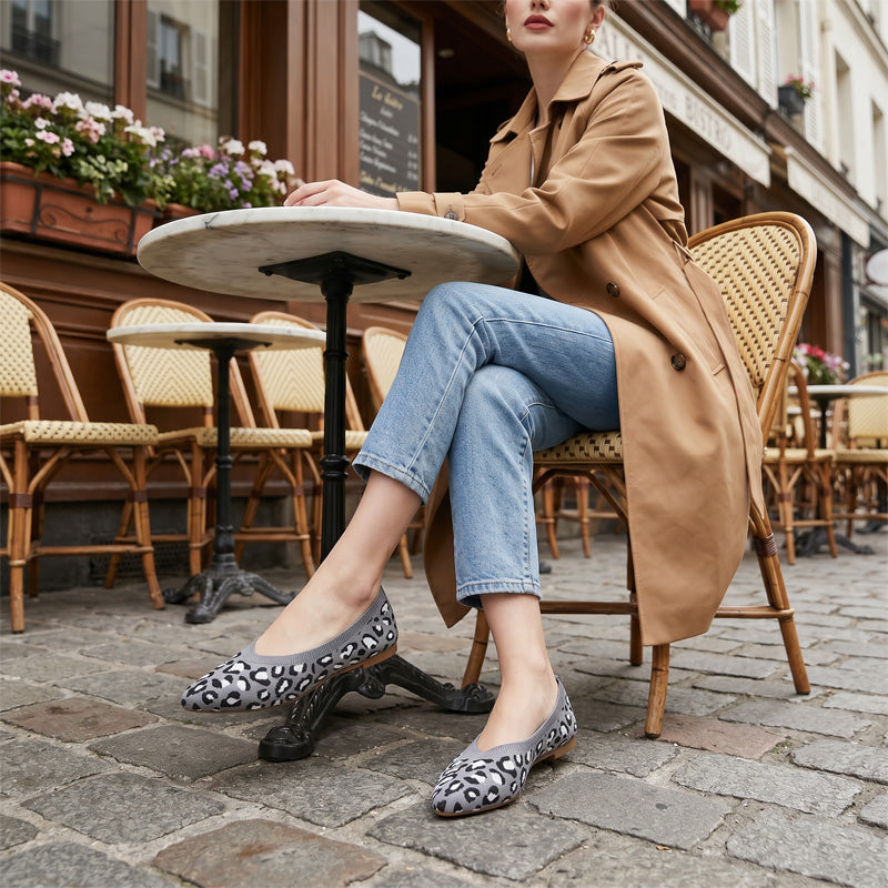 Keresed a könnyű és nőies cipőt a mindennapokra? 🥿✨ Női hegyes orrú kötött balerina