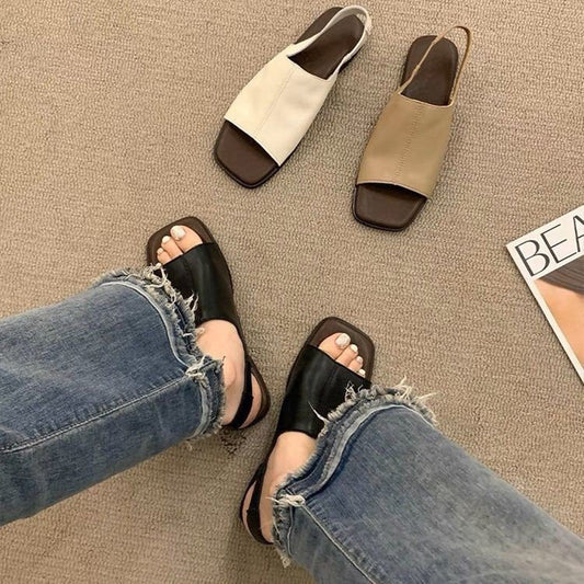 Keresed az egyedi stílusú szandált, ami visszahozza a retro hangulatot? 🕶️👡 Női retro, négyzetes orrú, hátul nyitott szandál