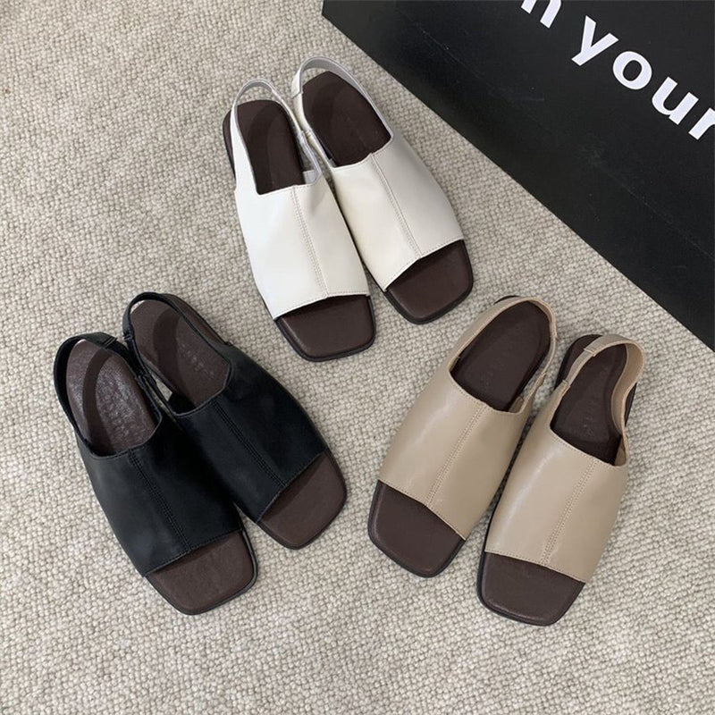 Keresed az egyedi stílusú szandált, ami visszahozza a retro hangulatot? 🕶️👡 Női retro, négyzetes orrú, hátul nyitott szandál