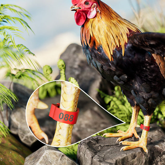🐥 Már nem kell fejben tartanod, melyik tyúk melyik! 🐓🔢 Állítható, pattinthatós baromfi lábgűrű ✨