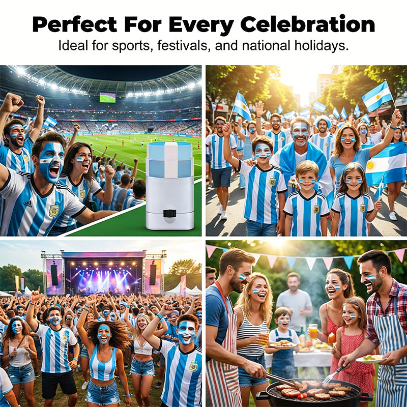 🏆 3 az 1-ben zászlós arcfestő ceruza – sporteseményekhez és nemzeti ünnepekhez – utánvéttel 🎯