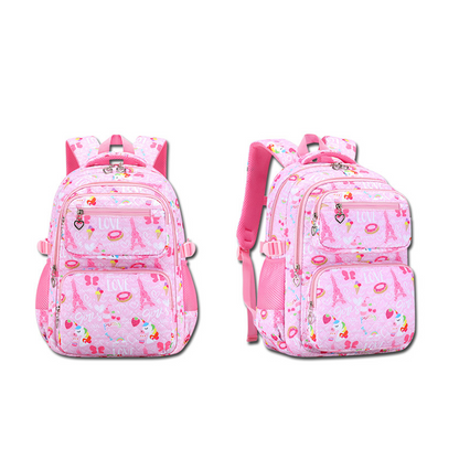 🎒✨Aranyos, sok zsebű iskolatáska kislányoknak🦄