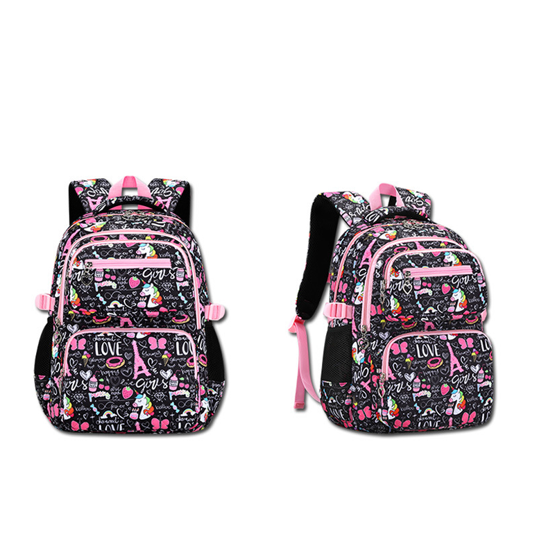 🎒✨Aranyos, sok zsebű iskolatáska kislányoknak🦄